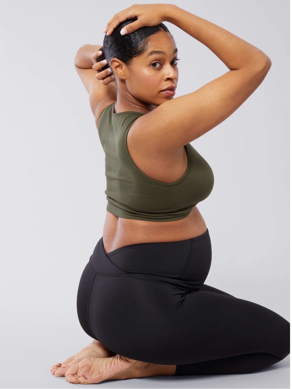 Ingrid & Isabel Black High-Waist Maternity Leggings